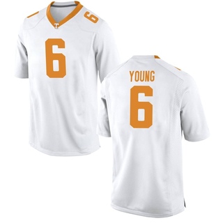 Youth ProSphere #1 White Tennessee Volunteers Baseball Jersey Size: Small