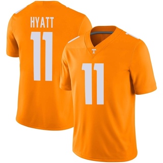 Jalin Hyatt Game Orange Men's Tennessee Volunteers Football Jersey