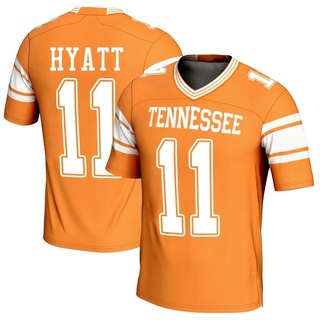 Jalin Hyatt Game Orange Men's Tennessee Volunteers Replica Football Jersey