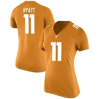 Jalin Hyatt Game Orange Women's Tennessee Volunteers Jersey