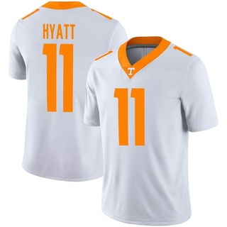 Jalin Hyatt Game White Men's Tennessee Volunteers Football Jersey