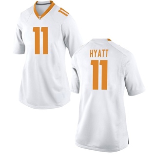 Jalin Hyatt Game White Women's Tennessee Volunteers Jersey