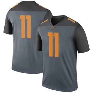 Jalin Hyatt Legend Gray Men's Tennessee Volunteers Jersey