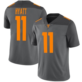 Jalin Hyatt Limited Gray Men's Tennessee Volunteers Football Jersey