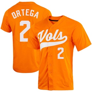 Tennessee Men's Nike College Full-Button Baseball Jersey.