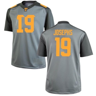 Joshua Josephs Game Gray Youth Tennessee Volunteers Jersey