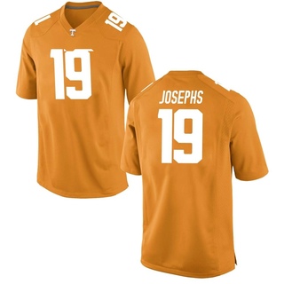 Joshua Josephs Game Orange Men's Tennessee Volunteers Jersey