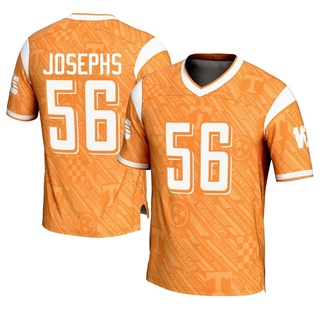 Joshua Josephs Game Orange Men's Tennessee Volunteers Replica Highlight Print Football Jersey