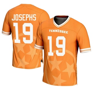 Joshua Josephs Game Orange Men's Tennessee Volunteers Replica Icon Print Football Jersey