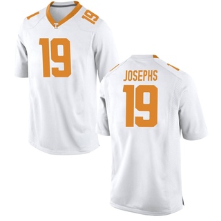 Joshua Josephs Game White Men's Tennessee Volunteers Jersey