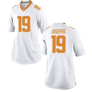 Joshua Josephs Game White Women's Tennessee Volunteers Jersey